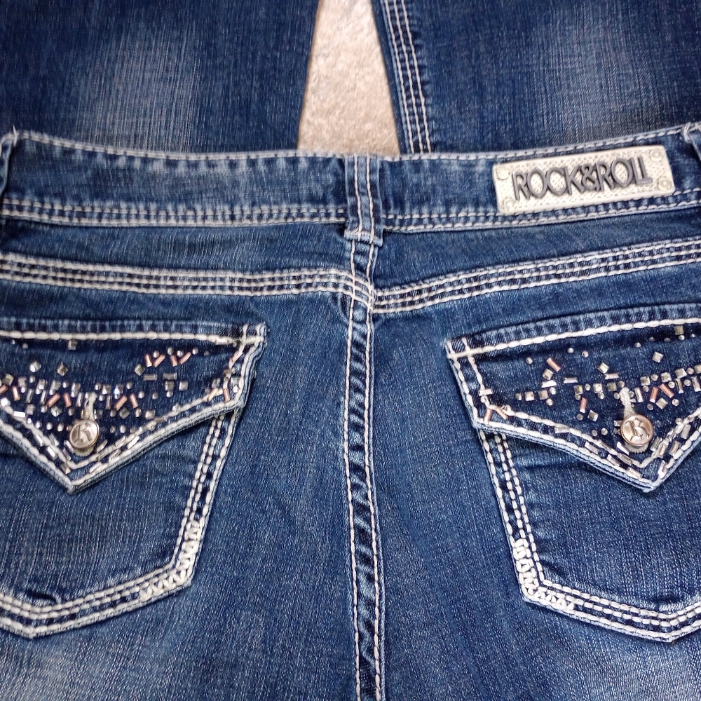 Rock n Roll women's stretch jeans flare 30 30 32